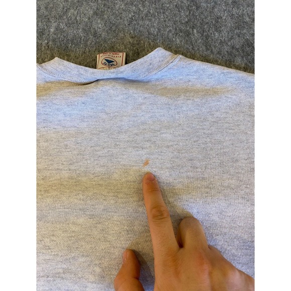 Vintage Hilton Head Sweatshirt Adult Size Large Grey Crewneck Pullover - Picture 5 of 9